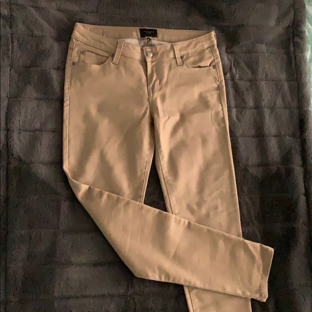 Celebrity Pink Khaki skinny jeans 7/28